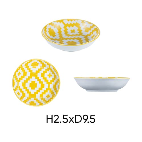 ANNE ceramic pepper plate random color H2.5xD9.5 image 4