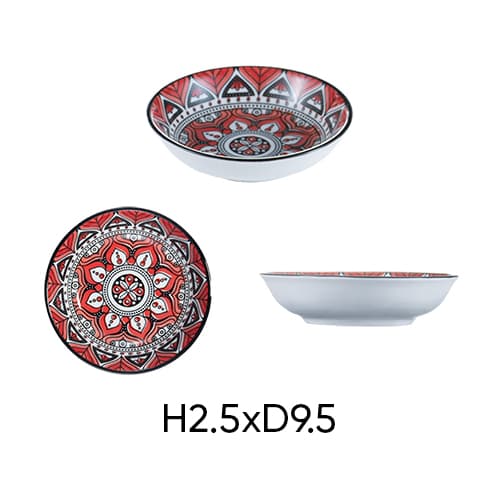 ANNE ceramic pepper plate random color H2.5xD9.5 image 5