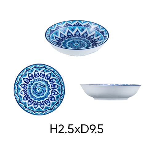 ANNE ceramic pepper plate random color H2.5xD9.5 image 6