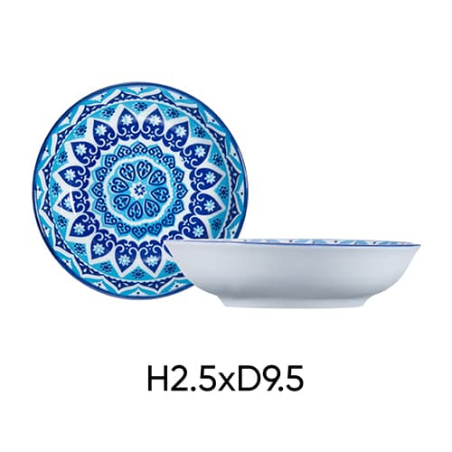 Combo of 6 ANNE ceramic pepper plates in random colors H2.5xD9.5 image 7