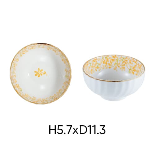 ANNE ceramic rice bowl random color H5.7xD11.3