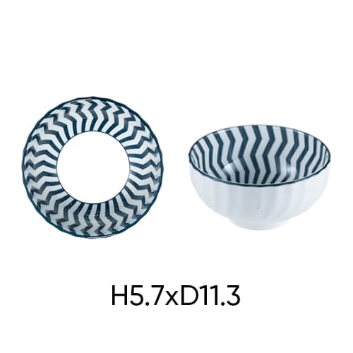 ANNE ceramic rice bowl random color H5.7xD11.3 image 4