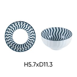 ANNE ceramic rice bowl random color H5.7xD11.3 image 4