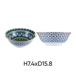 ANNE ceramic soup bowl in random color H3.3xD14.2 image 1