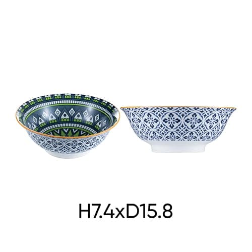 ANNE ceramic soup bowl in random color H3.3xD14.2