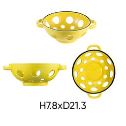 Bowl with random color ANNE ceramic hole H7.8xD21.3 image 2