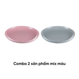 Combo of 2 ANNE ceramic plates in random color H3xD20 image 1