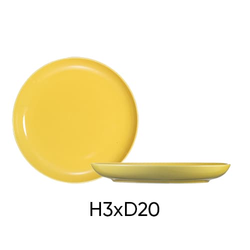 ANNE ceramic plate random color H3xD20