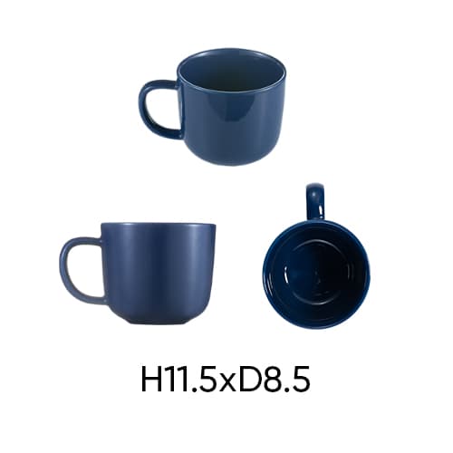 ANNE ceramic cup in random color H11.5xD8.5