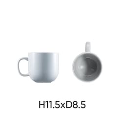 Combo of 5 ANNE ceramic cups in random colors H11.5xD8.5 image 2