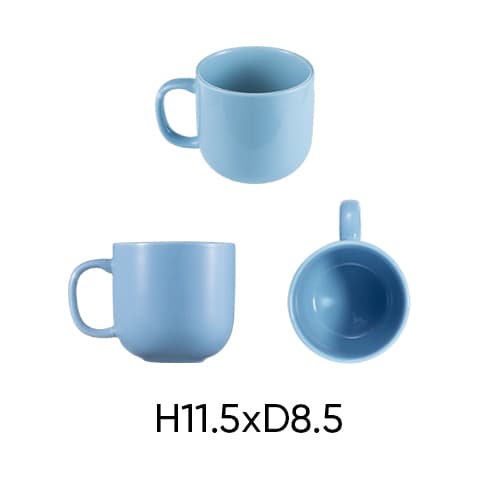 ANNE ceramic cup in random color H11.5xD8.5
