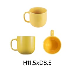 ANNE ceramic cup in random color H11.5xD8.5 image 4