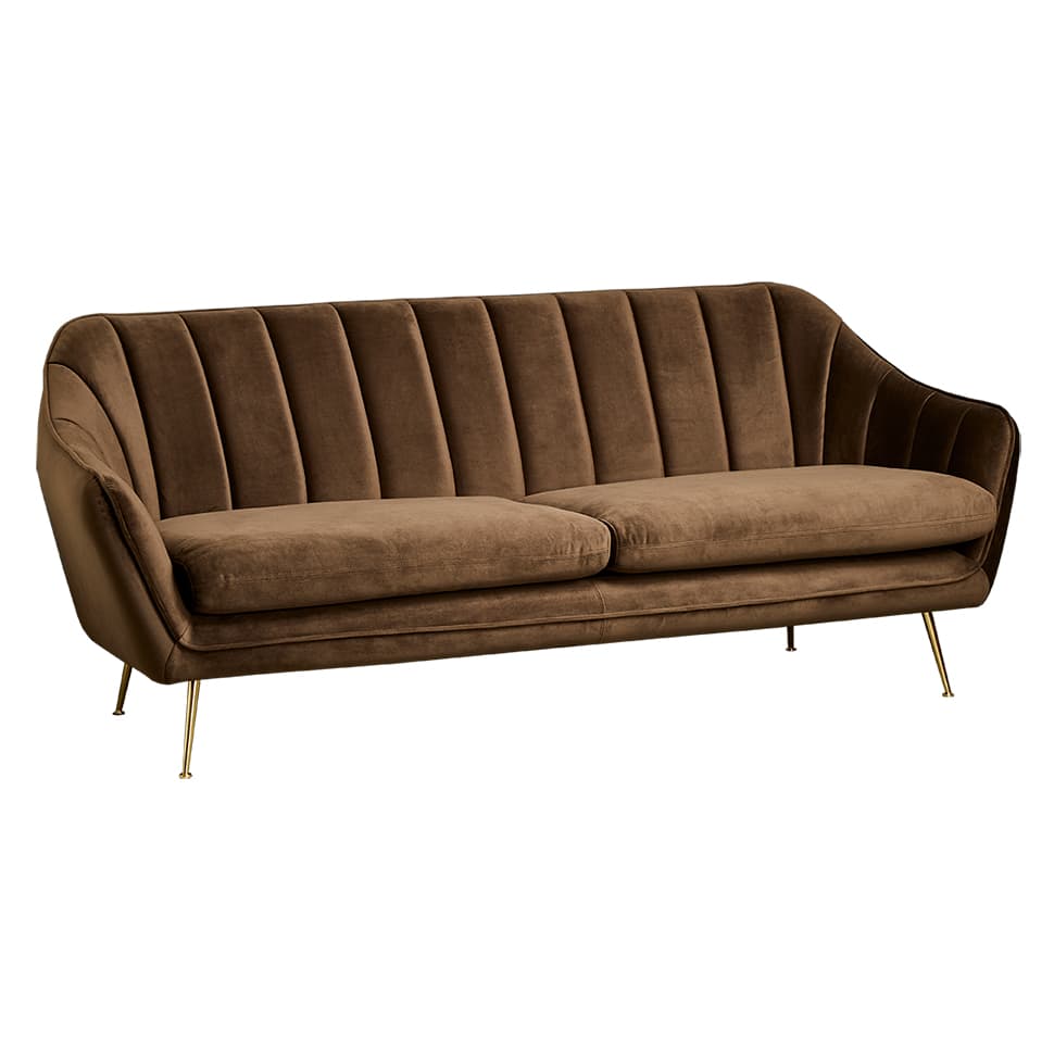 Velvet fabric sofa ATLANTA