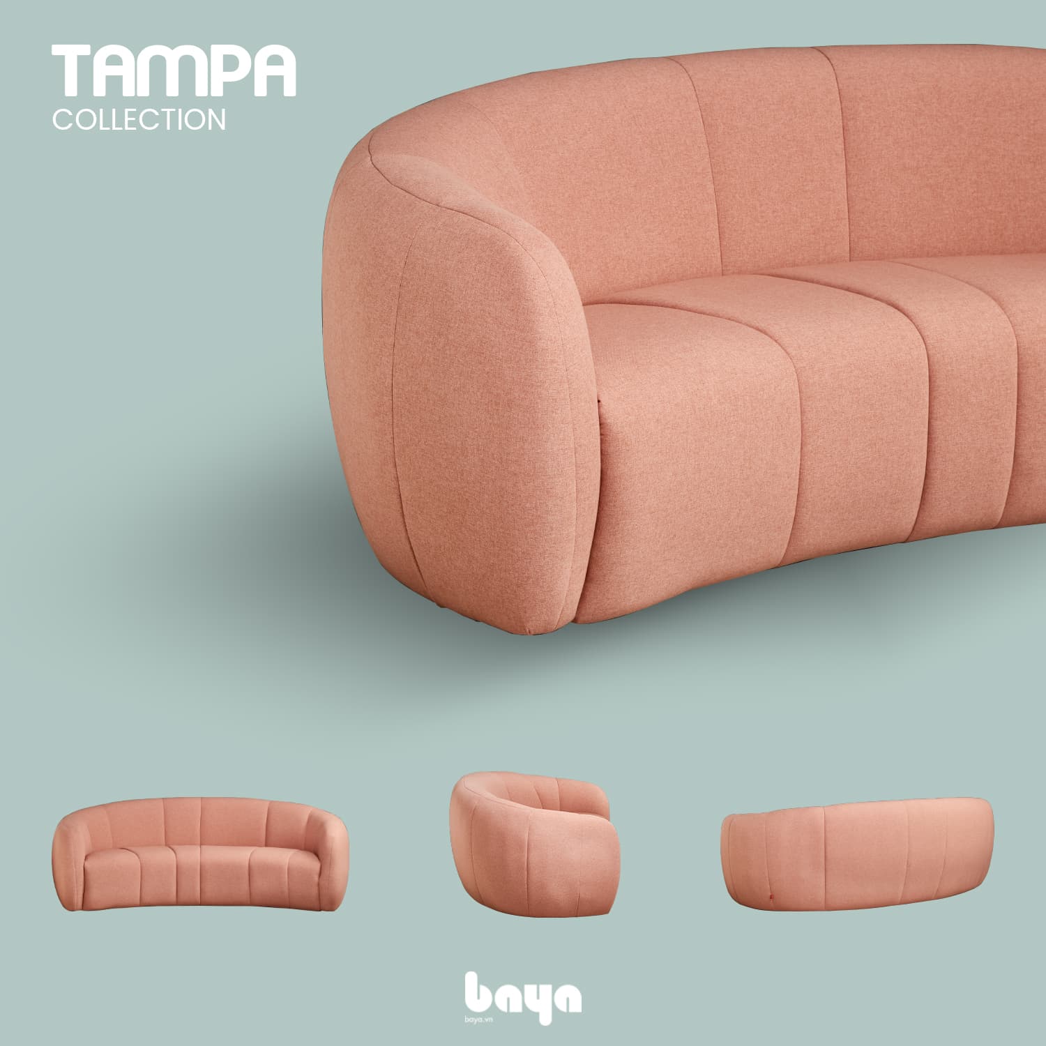 TAMPA Curved Sofa image 2