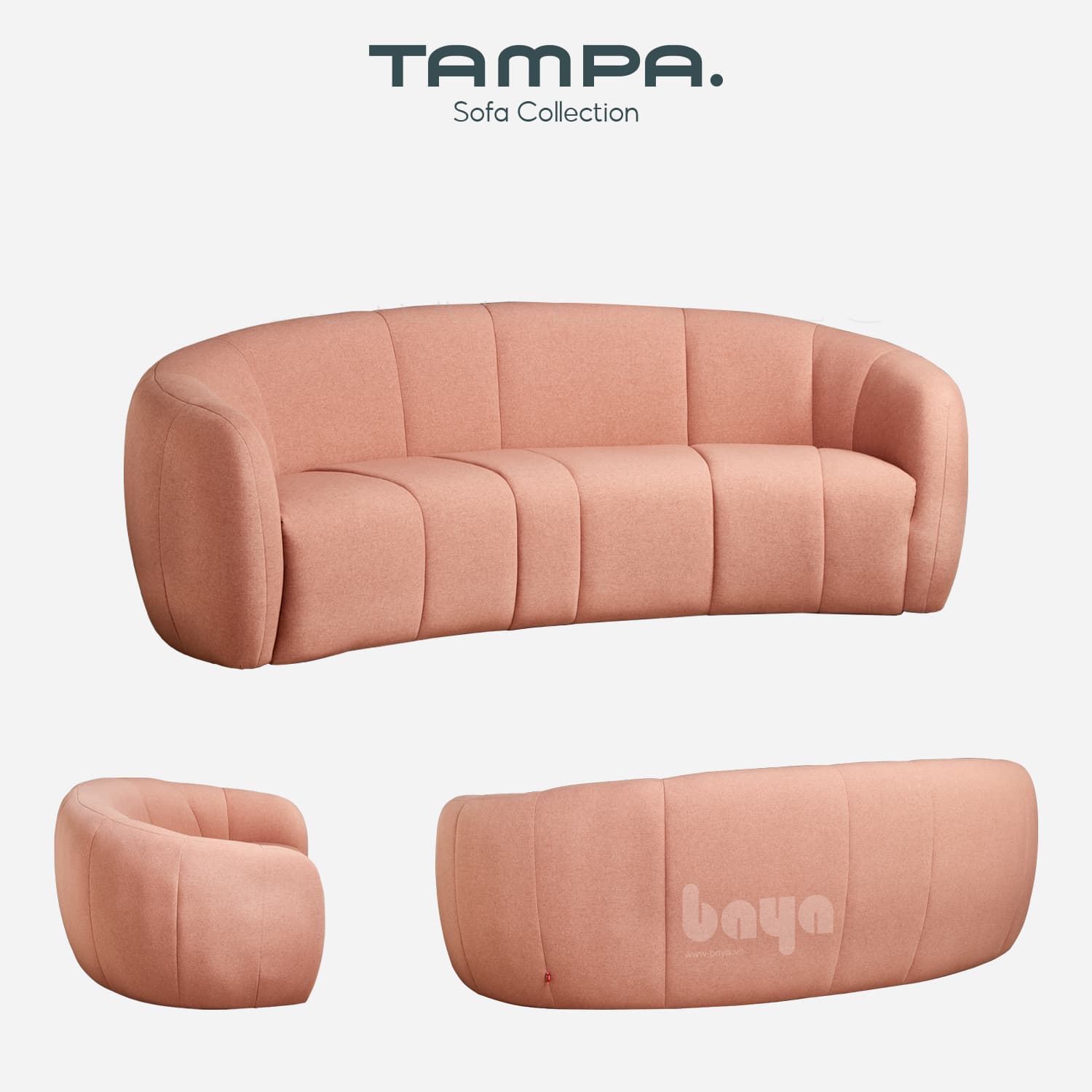 TAMPA Curved Sofa