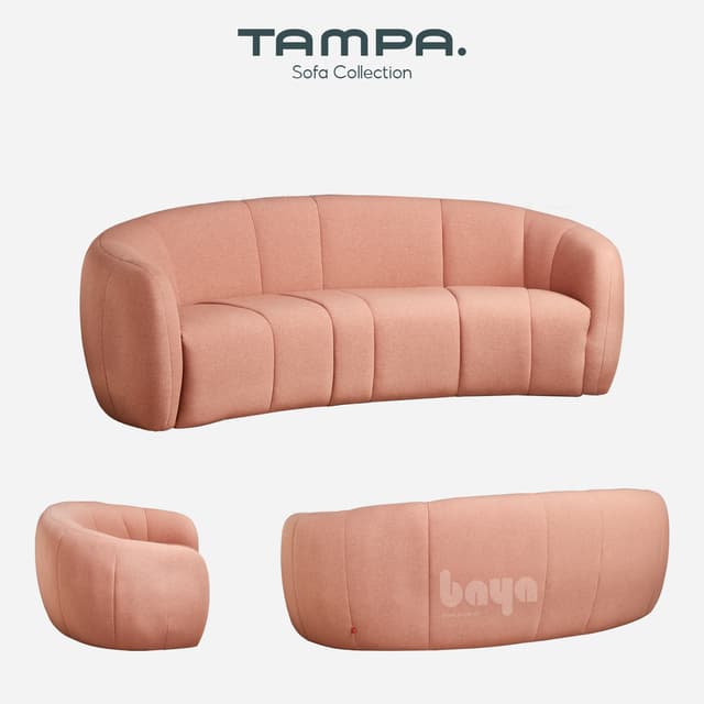 TAMPA Curved Sofa