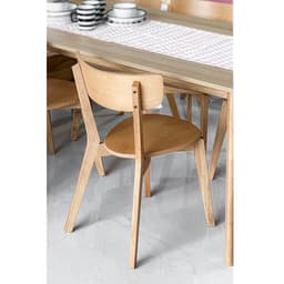 AALBORG Natural rubber/plywood dining chair D50.5xW49.5xH80 image 4