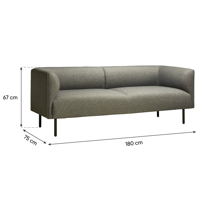 DENVER two-seater sofa 1m8 image 21