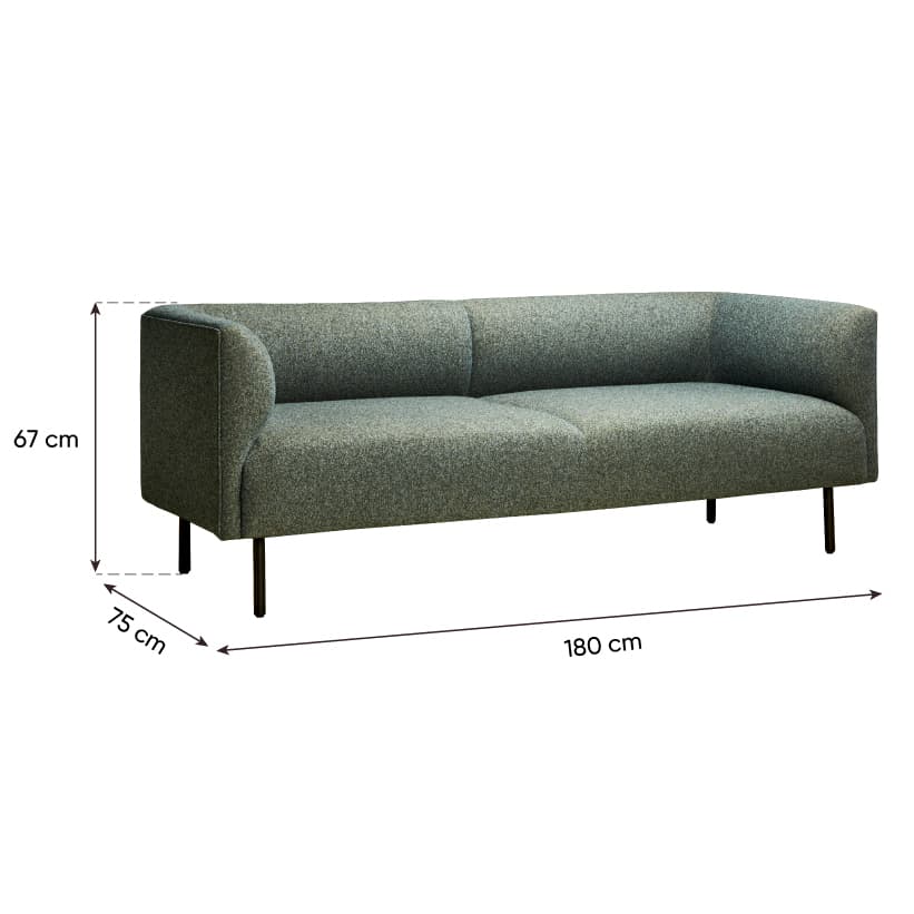 DENVER two-seater sofa 1m8 image 10