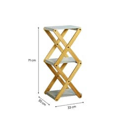 PEDRO Natural Pine Wood Foldable Shelf image 13