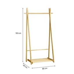 PEDRO Natural Pine Wood Clothes Rack image 11