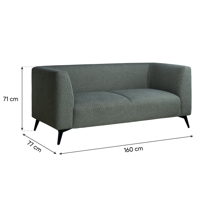 PORTLAND two-seater sofa 1m6 image 20