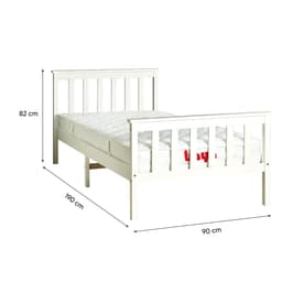 White Single Bed 90 SAPA image 7
