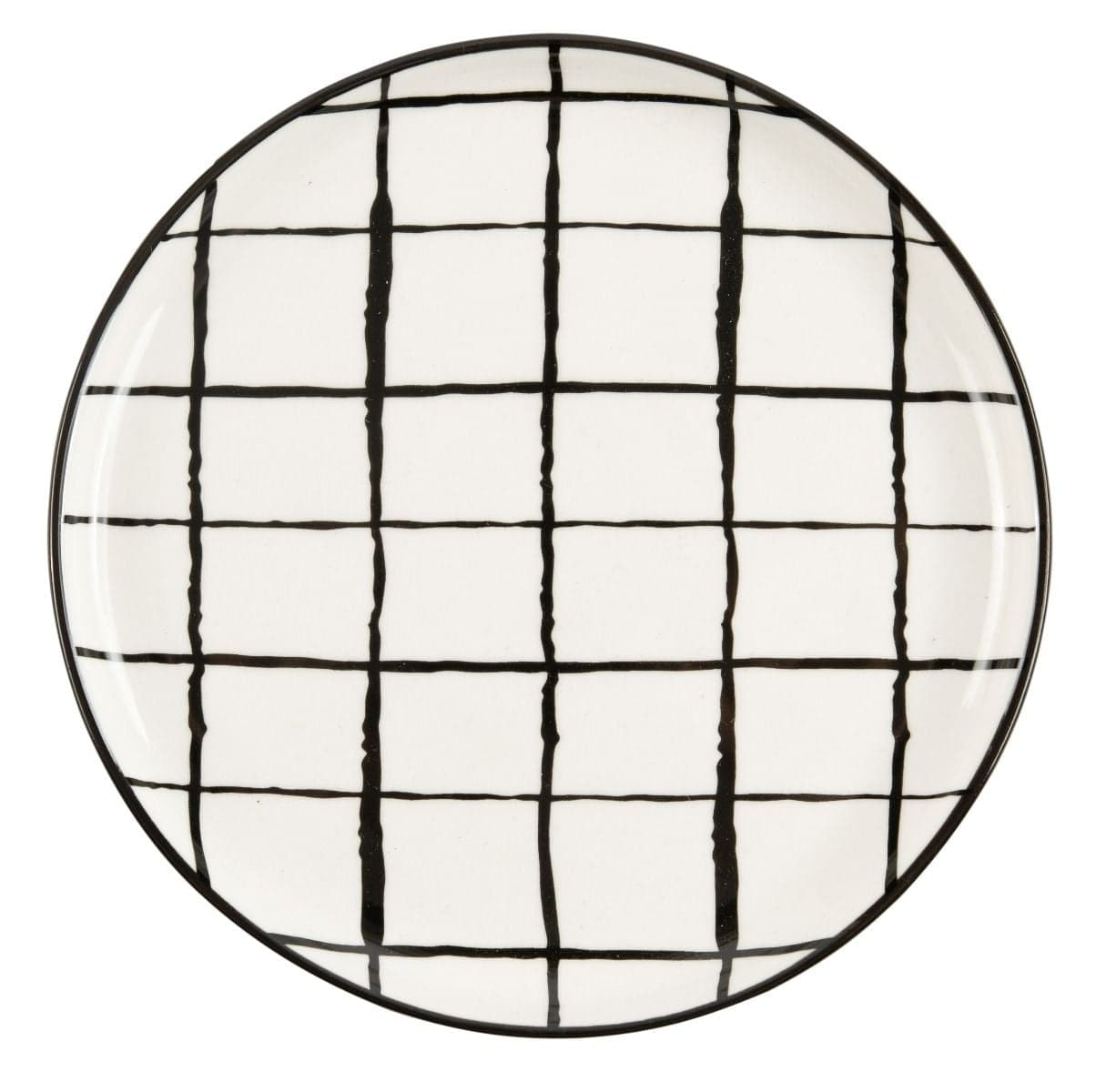 Ảnh Đĩa Sứ BLACK-&-WHITE Hoa Văn Đen Trắng 4