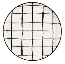 Ảnh Đĩa Sứ BLACK-&-WHITE Hoa Văn Đen Trắng 4