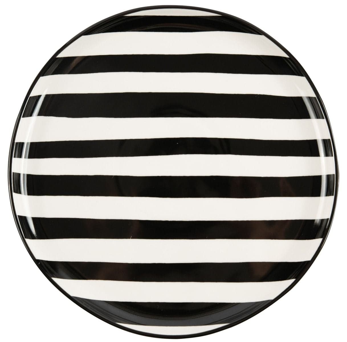 Ảnh Đĩa Sứ BLACK-&-WHITE Hoa Văn Đen Trắng 7