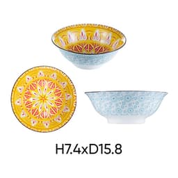 Ảnh Combo 2 bát canh gốm sứ ANNE màu ngẫu nhiên H3.3xD14.2 5