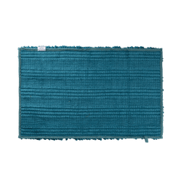 Ảnh Thảm phòng tắm lông xù màu xanh dương DARK MINT D60xR40cm 4