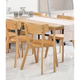 Ảnh AALBORG Ghế ăn Gỗ cao su/plywood Tự nhiên D50.5xW49.5xH80 2