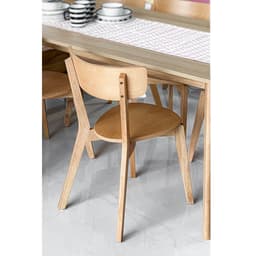 Ảnh AALBORG Ghế ăn Gỗ cao su/plywood Tự nhiên D50.5xW49.5xH80 4