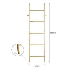 Ảnh Giá Treo Đồ Hình Thang Gỗ Thông Tự Nhiên PEDRO 5