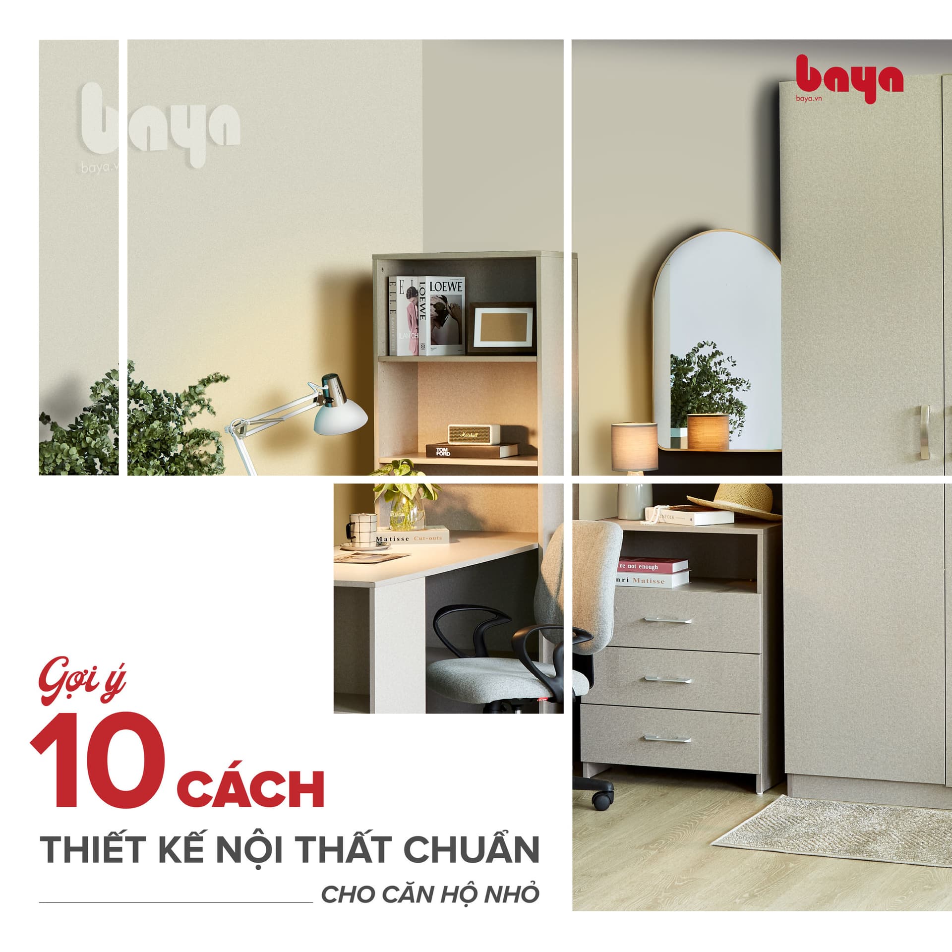 Gợi Ý 10 Cách Thiết Kế Nội Thất Chuẩn Cho Căn Hộ Nhỏ