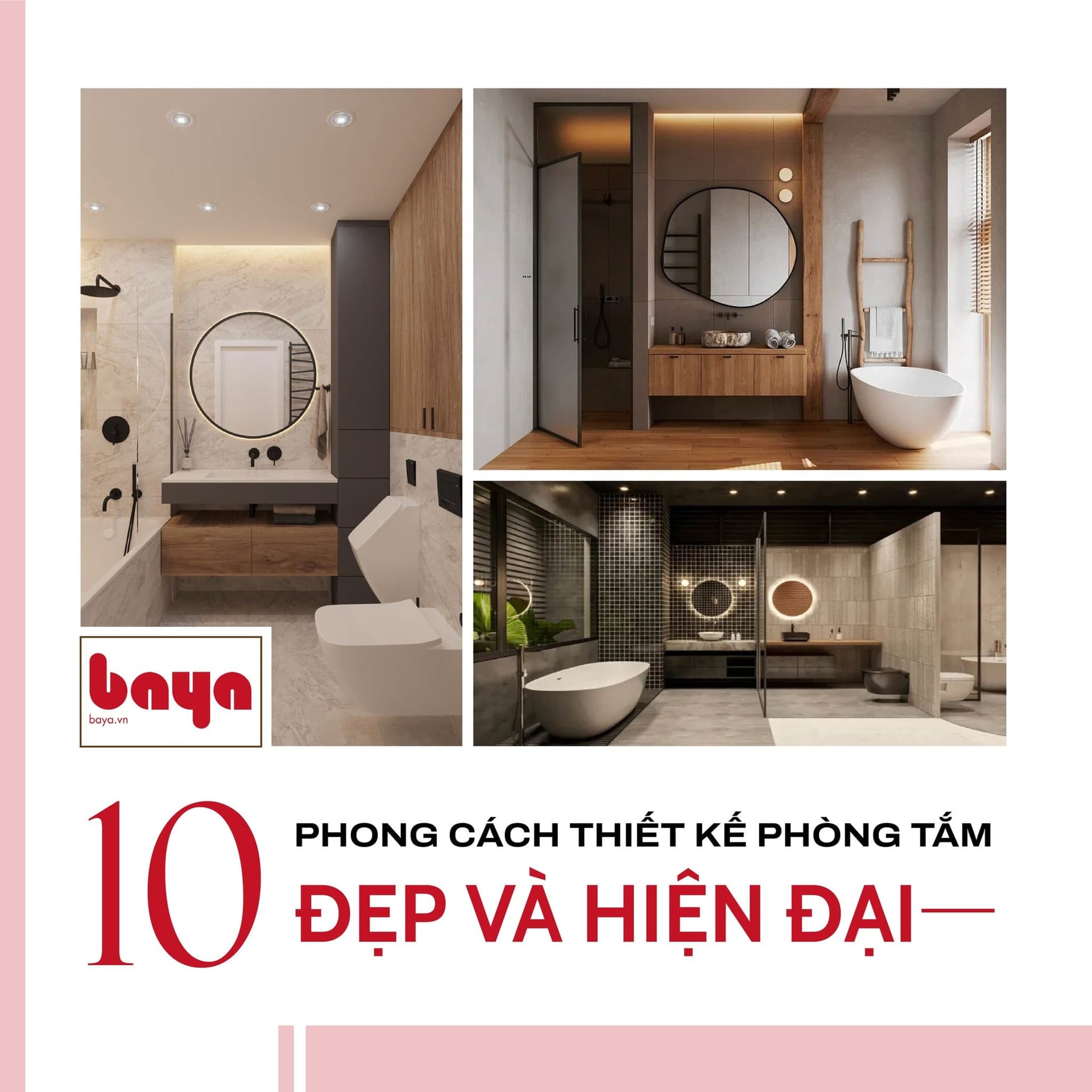 10 Beautiful and Modern Bathroom Design Styles