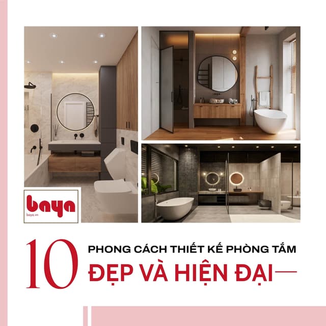 10 Beautiful and Modern Bathroom Design Styles