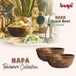 NAPA Rubber Wood Snack Bowl image 3