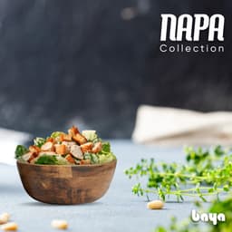NAPA Rubber Wood Snack Bowl image 1