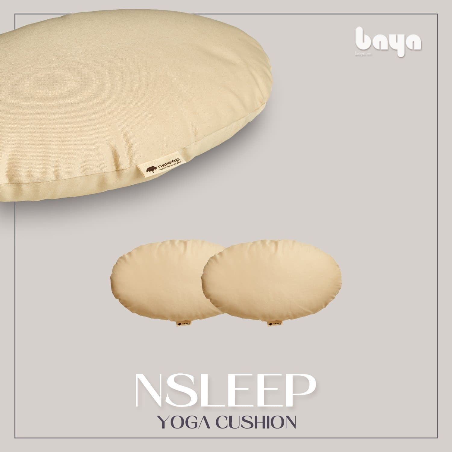 NSLEEP Beige Yoga Mattress