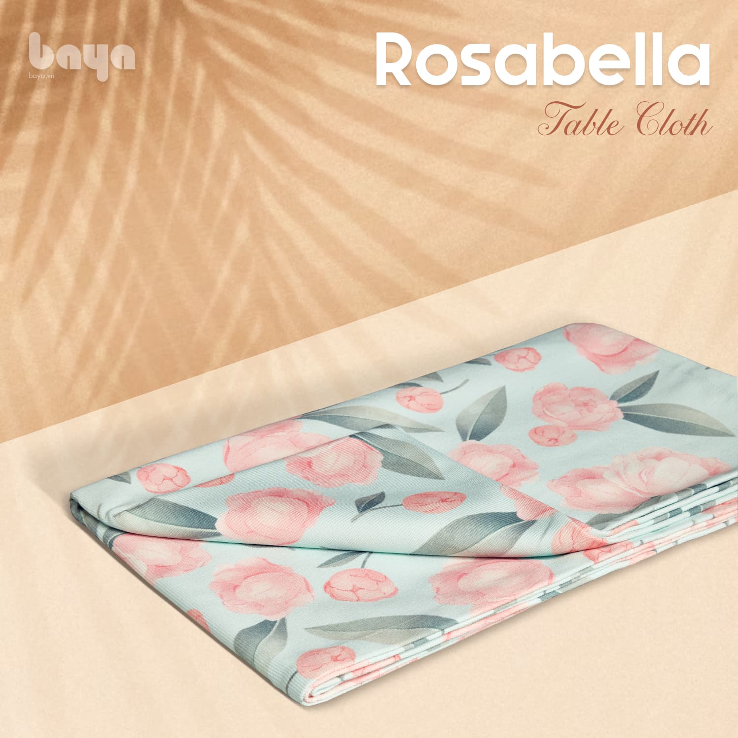 ROSABELLA Multicolored Cotton Tablecloth