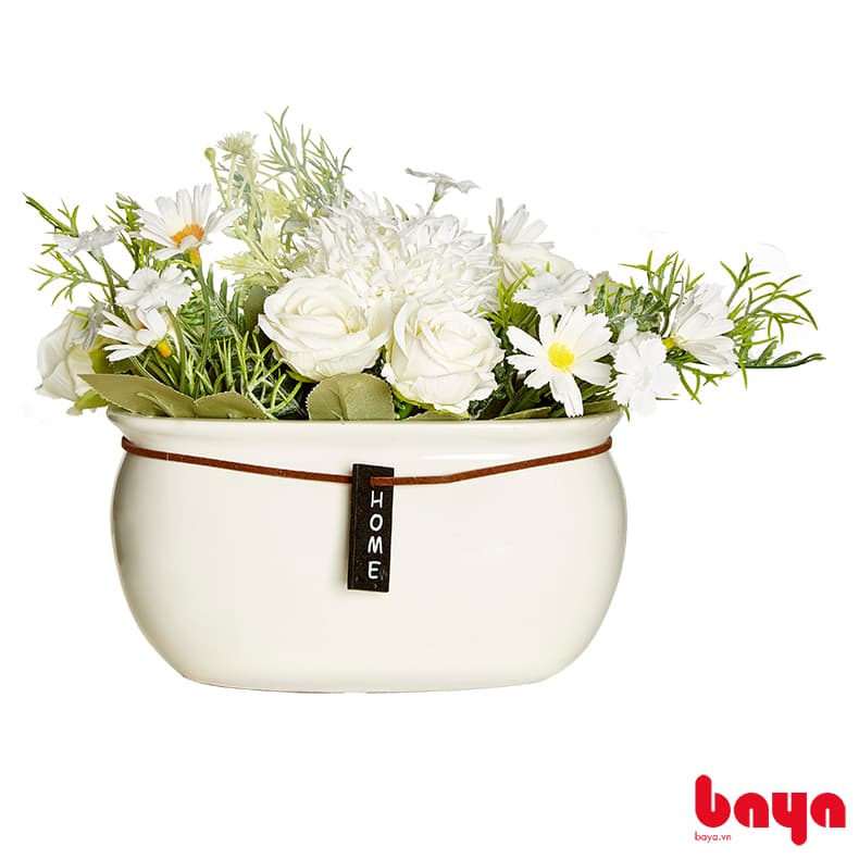 DAISY Multi-Colored Plastic Artificial Flower Bouquet