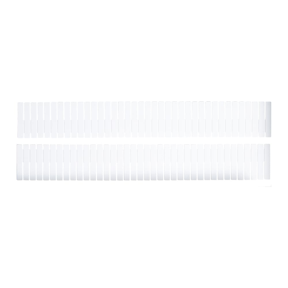 ELEKTRA White Plastic Cabinet Dividers