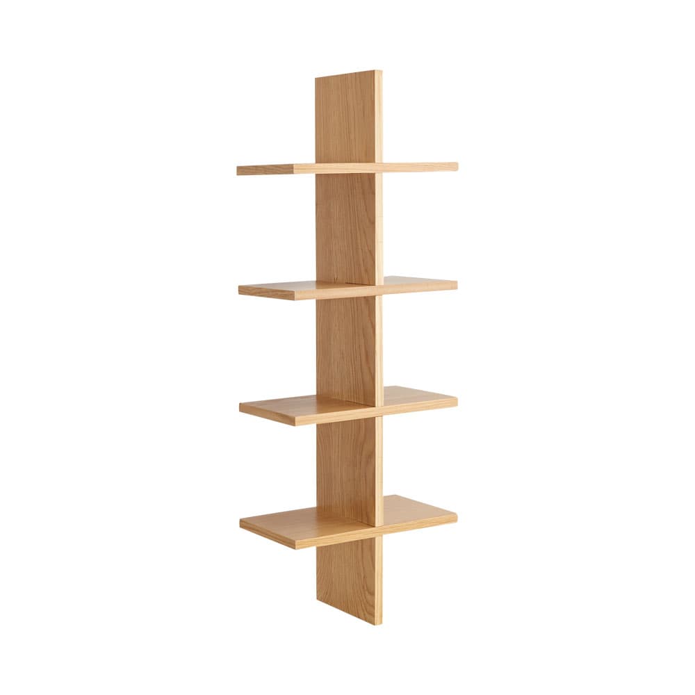 LIPIZZAN 4-Tier Oak Display Shelf