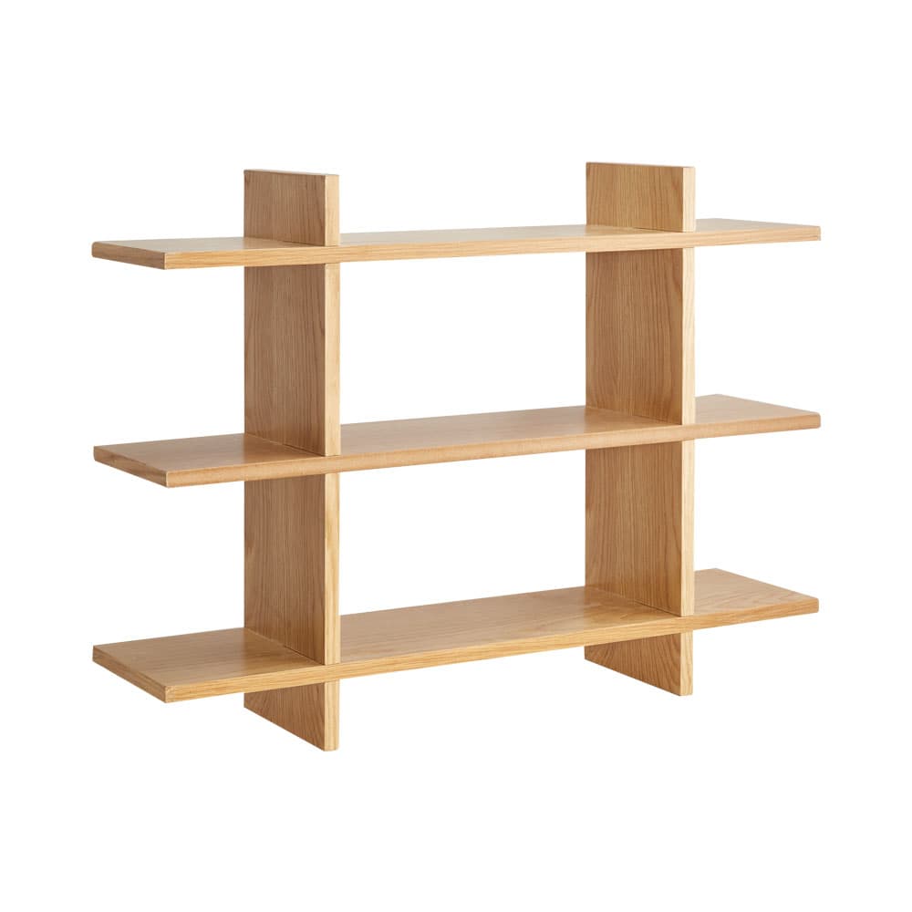 LIPIZZAN 3-Tier Oak Display Shelf