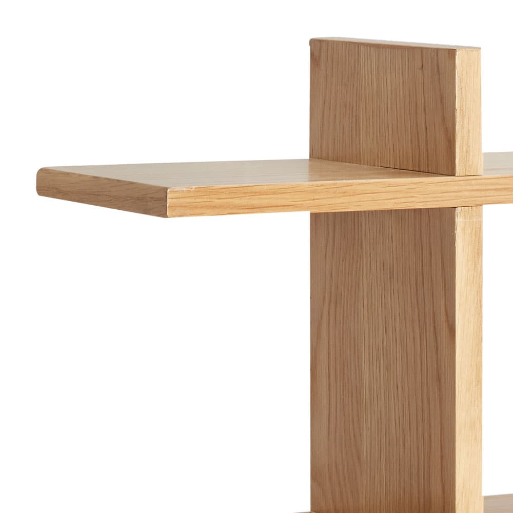 LIPIZZAN 3-Tier Oak Display Shelf