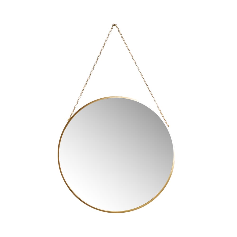 MIRAMAR Gold Framed Aluminum Wall Mirror