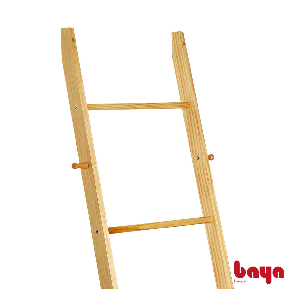 PEDRO Natural Pine Wood Trapezoidal Hanging Rack