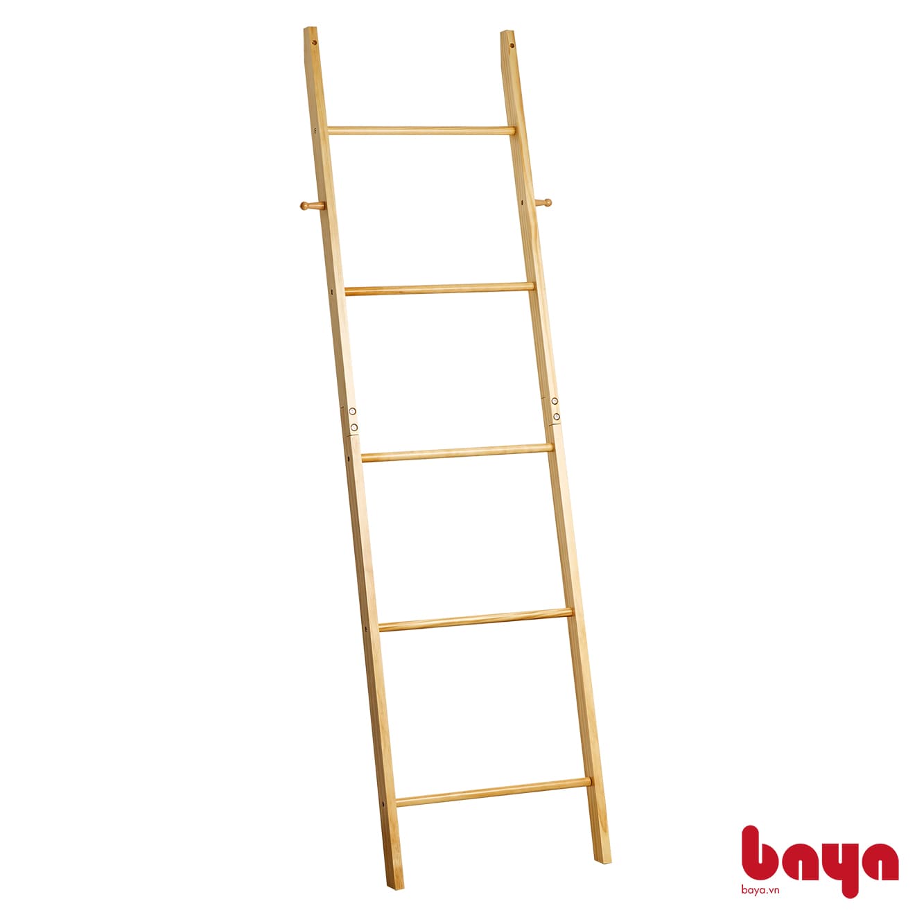 PEDRO Natural Pine Wood Trapezoidal Hanging Rack